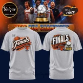 Grey New York Knicks 2026 NBA Eastern Conference Champions graphic tee with team colors and championship trophy illustration!