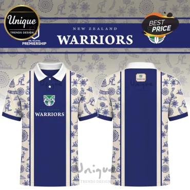 New Zealand Warriors NRL Indigenous Australian Polo Shirt