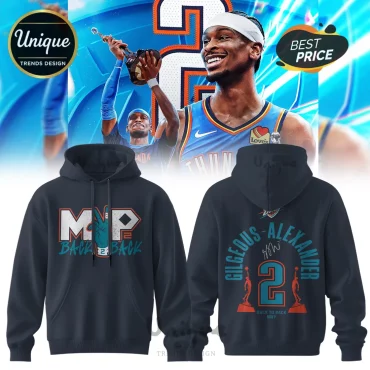 OKC Thunder SGA Back 2 Back MVP Basketball Hoodie