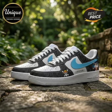 One Piece x Los Angeles Dodgers 2026 Edition Custom AF1 Sneakers