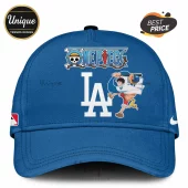 One Piece x Los Angeles Dodgers 2026 Luffy Blue Baseball Jersey
