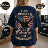 Ozzy Osbourne America 250 Years of Freedom Patriotic T-Shirt