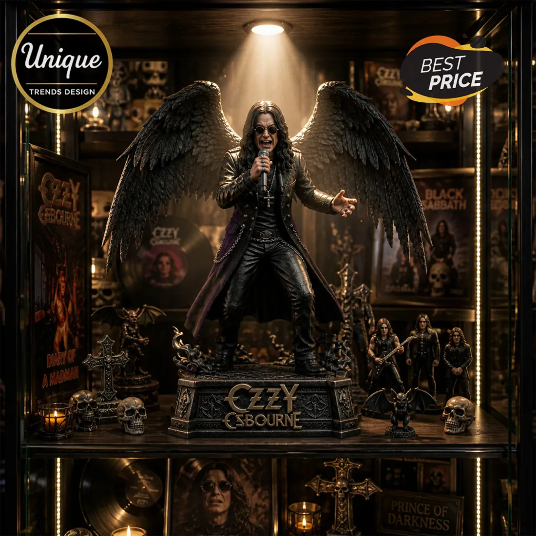 Ozzy Osbourne Prince of Darkness Acrylic Plaque Ozzy Osbourne Prince of Darkness Acrylic Plaque