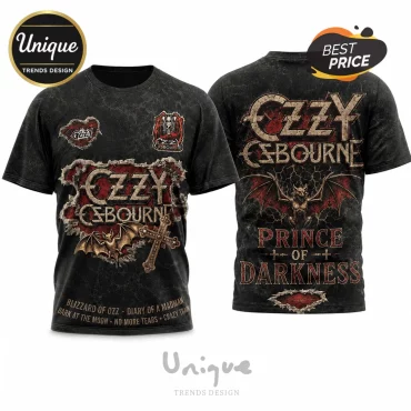 Ozzy Osbourne Prince of Darkness Vintage Distressed T-Shirt