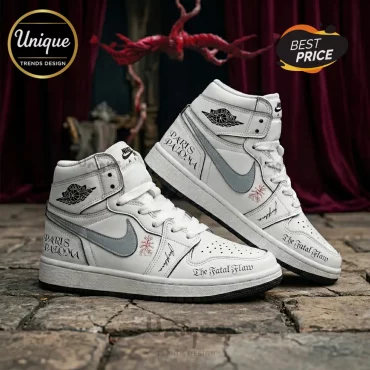 Paris Paloma The Fatal Flaw Custom Air Jordan 1 High-Top Sneakers