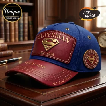 Personalized Superman 88th Anniversary Baseball Cap