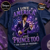 Prince America 250 Years Of Freedom Patriotic Limited T-Shirt