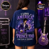 Prince America 250 Years Of Freedom Patriotic Limited T-Shirt