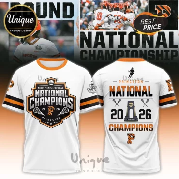 Princeton Tigers 2026 NCAA Men’s Lacrosse National Champions Shirt