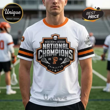 Princeton Tigers 2026 NCAA Men’s Lacrosse National Champions Shirt