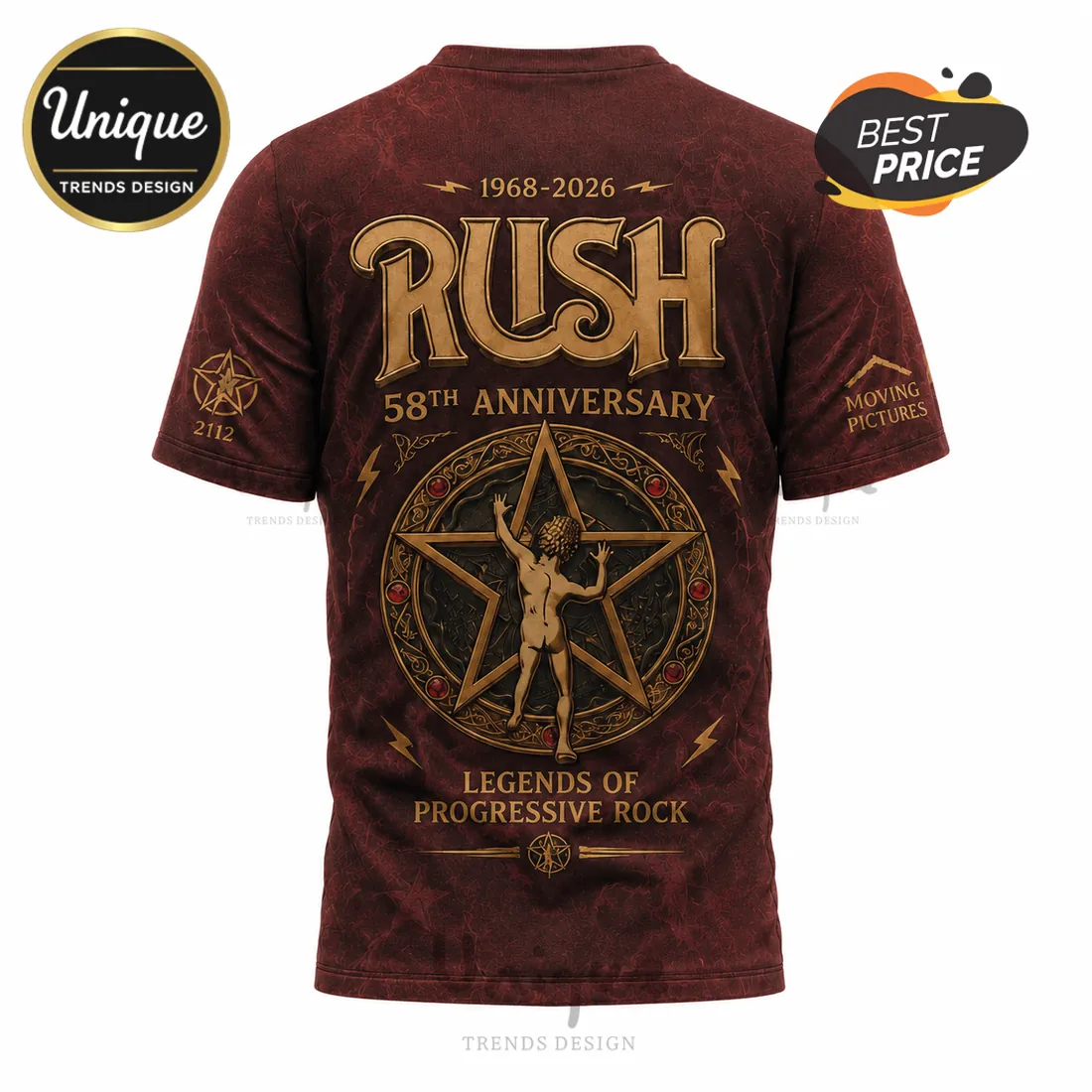 Rush 58th Anniversary 1968-2026 Limited Edition Shirt Rush 58th Anniversary 1968-2026 Limited Edition Shirt
