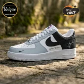 Custom San Antonio Spurs low top sneaker in grey white and black with Your Name text and team logo on heel!