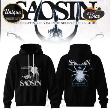 Saosin 20 Years Self-Titled Black Pullover Hoodie 2026