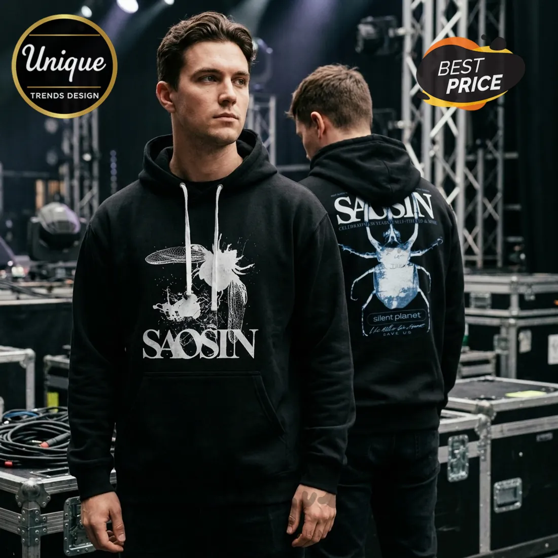 Saosin 20 Years Self-Titled Black Pullover Hoodie 2026 Saosin 20 Years Self-Titled Black Pullover Hoodie 2026