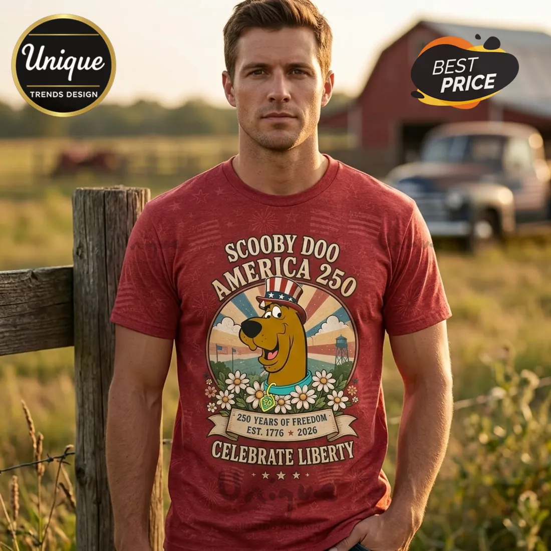 Scooby-Doo’s America 250th Anniversary Limited Edition T-Shirt Scooby-Doo’s America 250th Anniversary Limited Edition T-Shirt