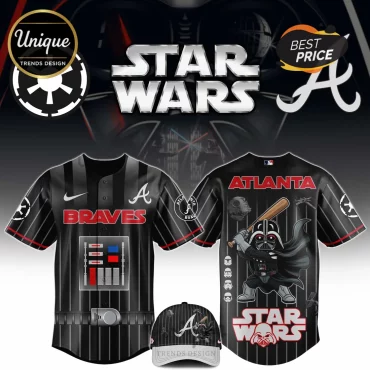 Star Wars Atlanta Braves Limited Edition Baseball Jersey
