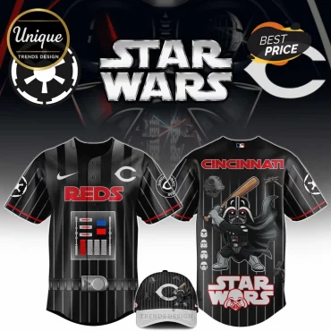 Star Wars Cincinnati Reds Limited Edition Pinstripe Baseball Jersey