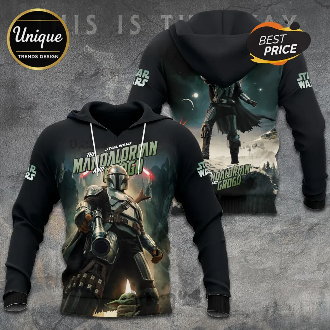 Star Wars Mandalorian Grogu Limited Edition Hoodie Star Wars Mandalorian Grogu Limited Edition Hoodie