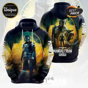 Star Wars Mandalorian Grogu Pullover Hoodie 2026