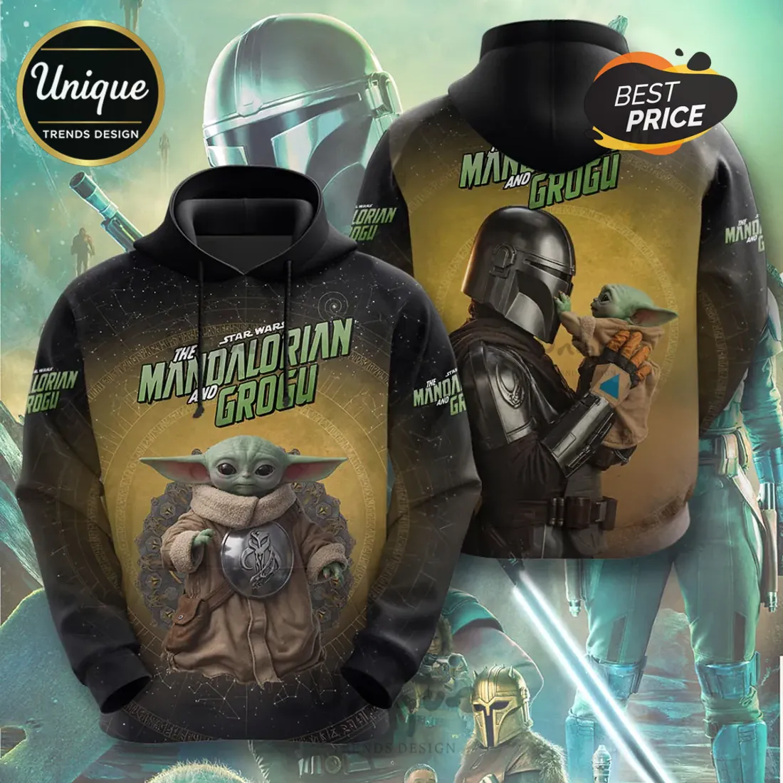 Star Wars The Mandalorian Grogu Special Edition Hoodie Star Wars The Mandalorian Grogu Special Edition Hoodie