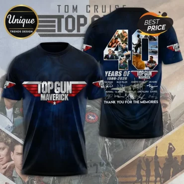 Top Gun Maverick 40th Anniversary 1986-2026 Hoodie