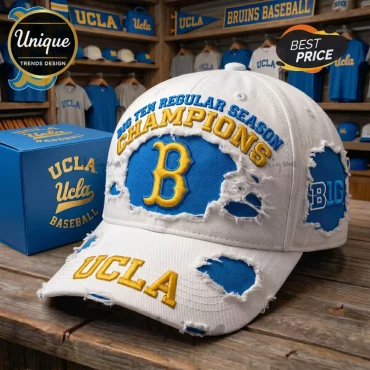 UCLA Big Ten Regular Season Champions Distressed Baseball Cap