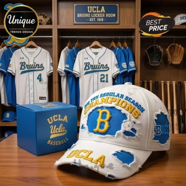 UCLA Big Ten Regular Season Champions Distressed Baseball Cap