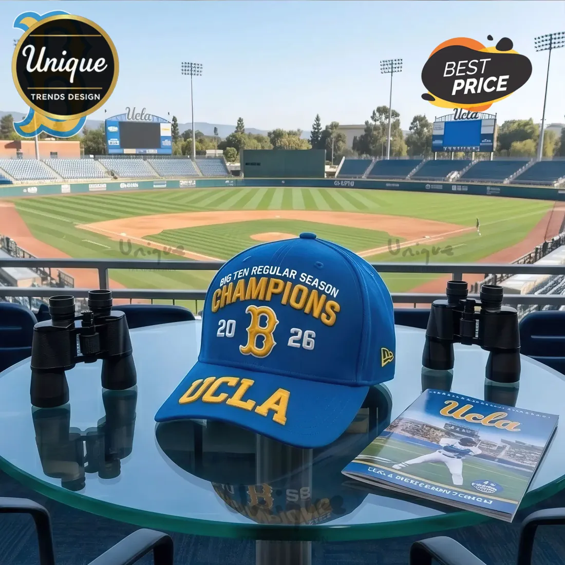 UCLA Bruins Big Ten Champions 2026 Baseball Cap UCLA Bruins Big Ten Champions 2026 Baseball Cap