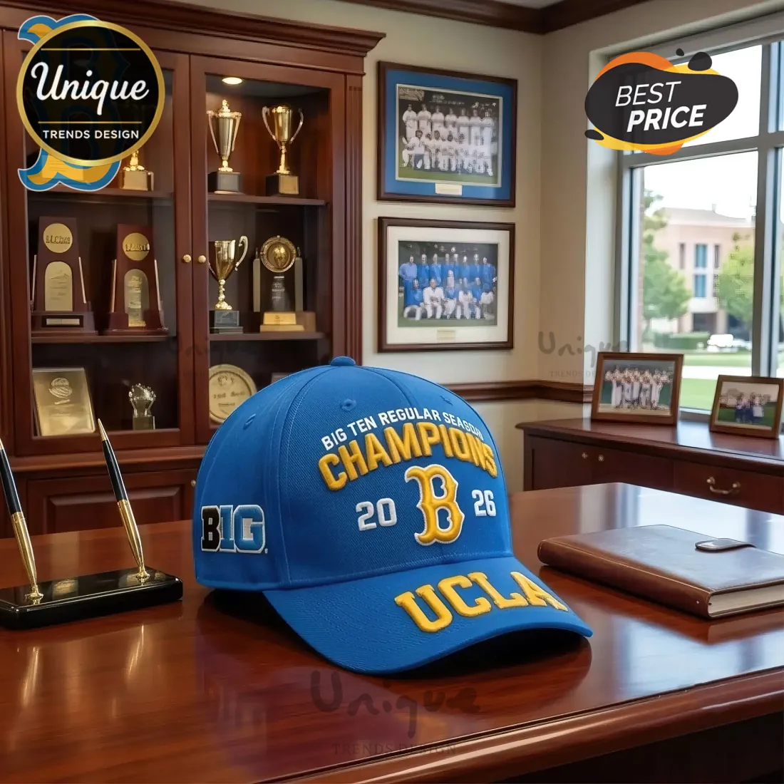 UCLA Bruins Big Ten Champions 2026 Baseball Cap UCLA Bruins Big Ten Champions 2026 Baseball Cap