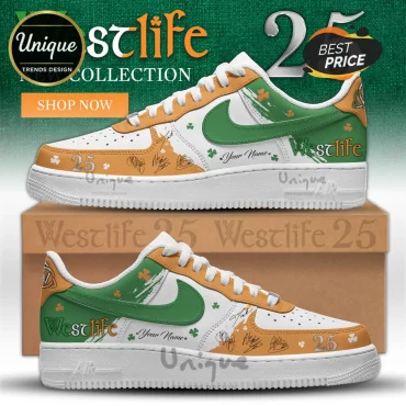 Westlife 25th Anniversary Limited Edition Air Force 1 Sneakers