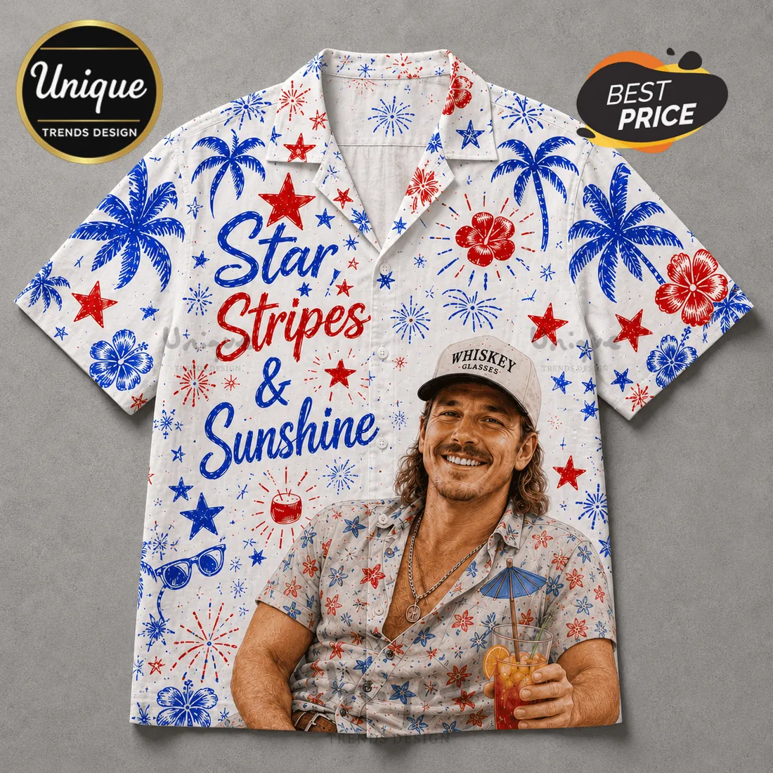 2026 Chill The Fourth Out American Flag Hawaiian Shirt 2026 Chill The Fourth Out American Flag Hawaiian Shirt