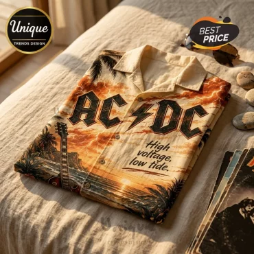 ACDC High Voltage Aloha Hawaiian Shirt