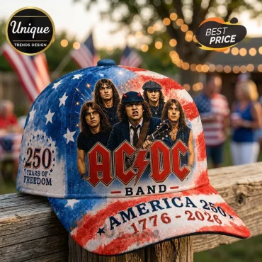 ACDC x USA 250 Years of Freedom Patriotic Classic Cap ACDC x USA 250 Years of Freedom Patriotic Classic Cap