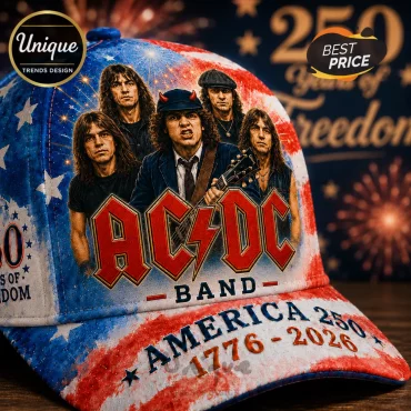 ACDC x USA 250 Years of Freedom Patriotic Classic Cap