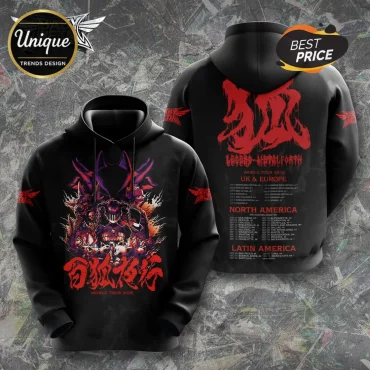 Babymetal Legend Metalforth World Tour 2026 Graphic Hoodie