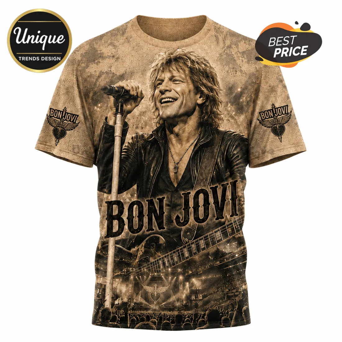 Bon Jovi Classic Rock Band 2026 Tour Souvenir Shirt Bon Jovi Classic Rock Band 2026 Tour Souvenir Shirt