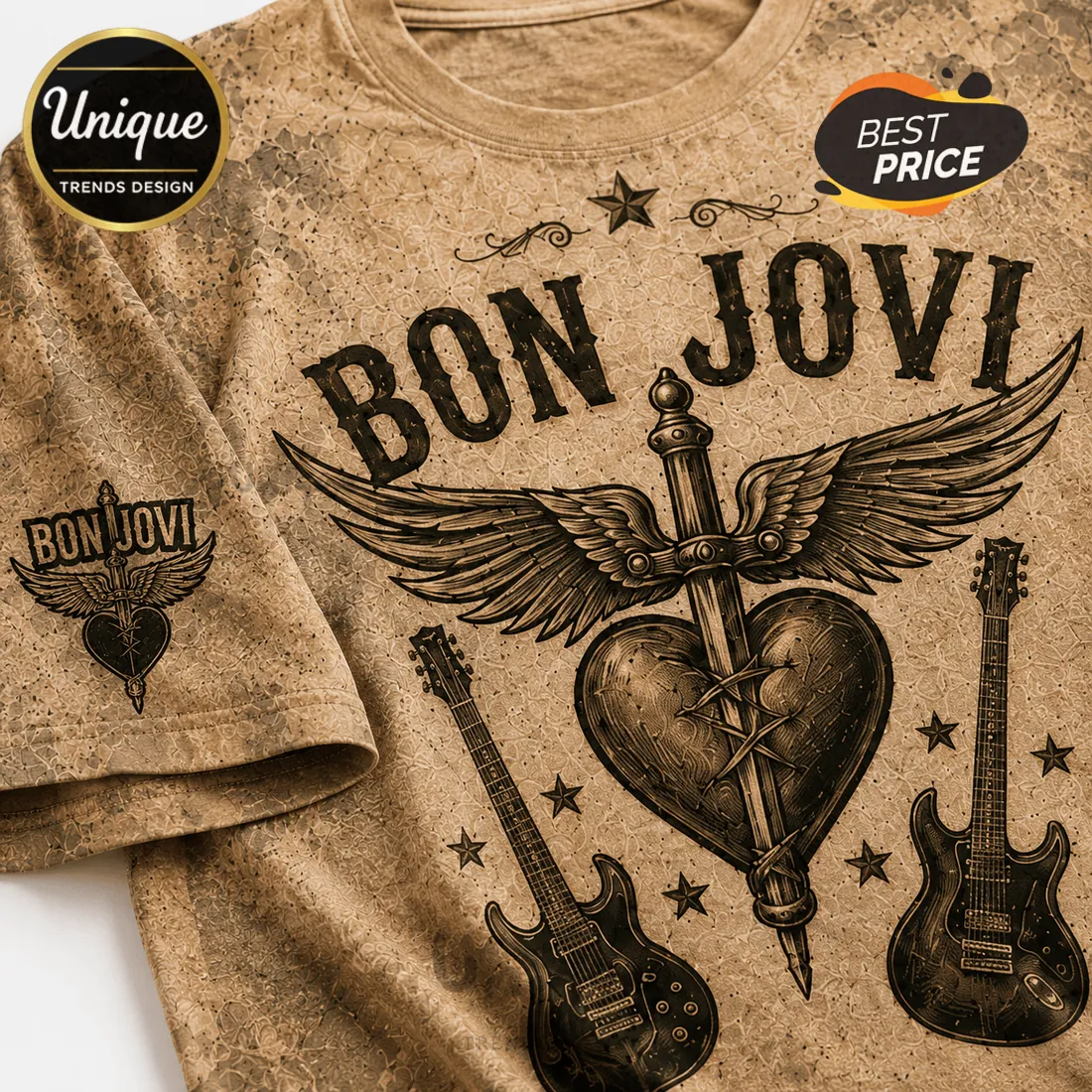 Bon Jovi Classic Rock Band 2026 Tour Souvenir Shirt Bon Jovi Classic Rock Band 2026 Tour Souvenir Shirt