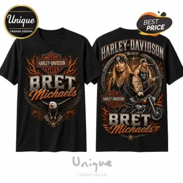 Bret Michaels Harley-Davidson Black T-Shirt