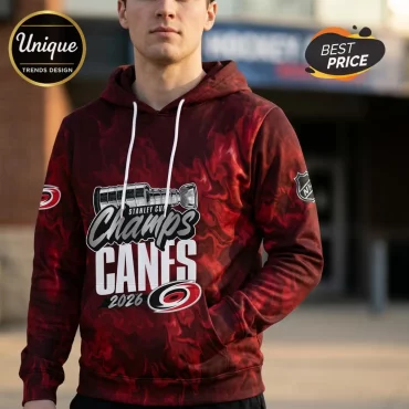 Carolina Hurricanes 2026 Stanley Cup Champions Hoodie