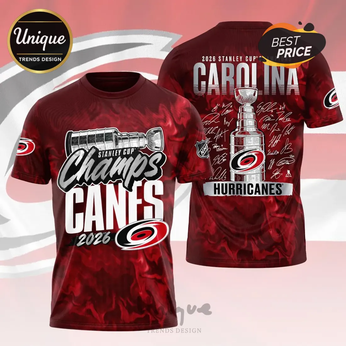 Carolina Hurricanes 2026 Stanley Cup Champions Hoodie Carolina Hurricanes 2026 Stanley Cup Champions Hoodie