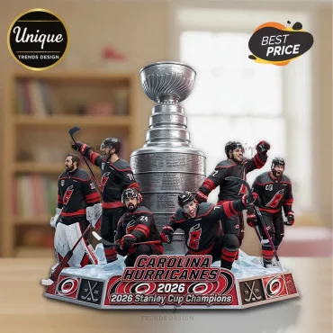 Carolina Hurricanes 2026 Stanley Cup Champions Sculpted Resin Tabletop Figurine