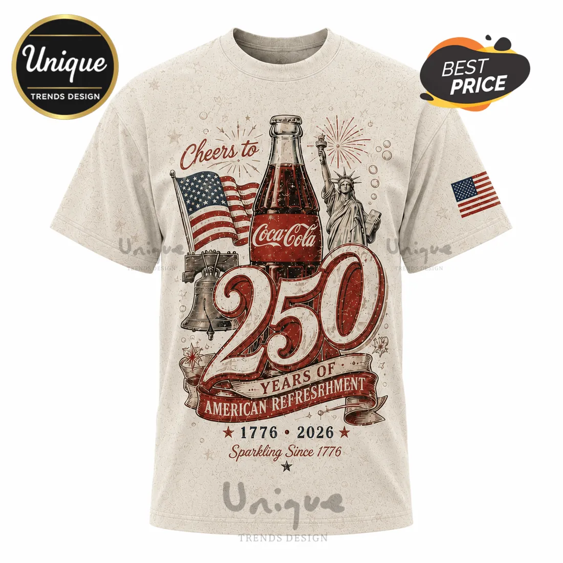 Coca-Cola 250th Anniversary Celebration T-Shirt Coca-Cola 250th Anniversary Celebration T-Shirt