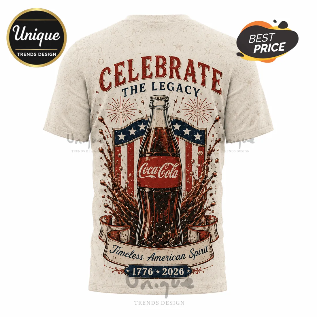 Coca-Cola 250th Anniversary Celebration T-Shirt Coca-Cola 250th Anniversary Celebration T-Shirt