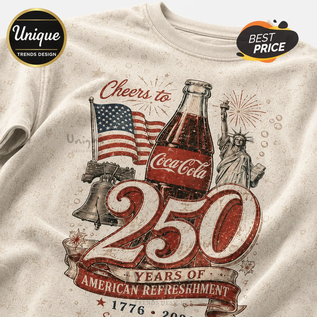 Coca-Cola 250th Anniversary Celebration T-Shirt Coca-Cola 250th Anniversary Celebration T-Shirt