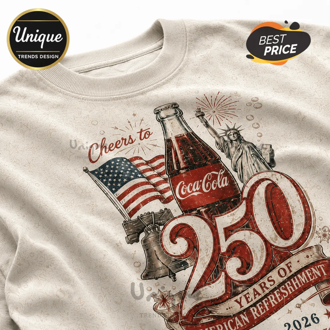 Coca-Cola 250th Anniversary Celebration T-Shirt Coca-Cola 250th Anniversary Celebration T-Shirt