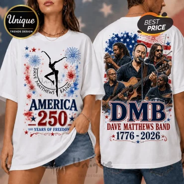 Dave Matthews Band America 250 Years Of Freedom 1776-2026 Shirt