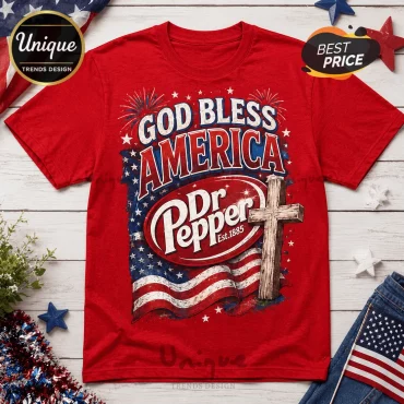 Dr Pepper Premium Drip 250 Years Red T-Shirt