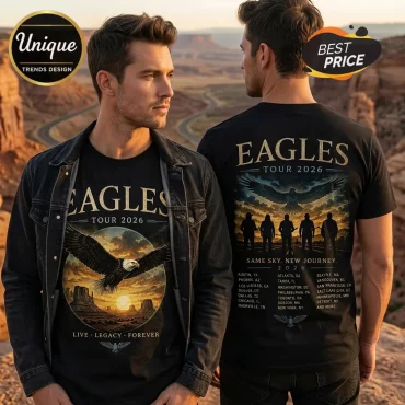 Eagles Tour 2026 Same Sky New Journey Live Legacy Forever T-Shirt