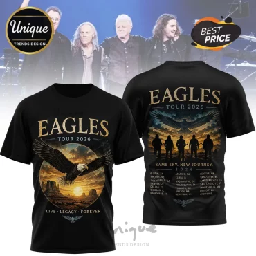 Eagles Tour 2026 Same Sky New Journey Live Legacy Forever T-Shirt