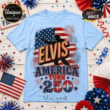 Elvis Presley America 250 Vintage Patriotic Independence Day Shirt